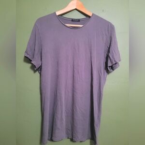 DSTLD Men’s Gray Crew Neck T-Shirt – Made in USA – Size M